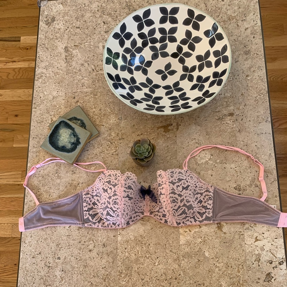 Wacoal Pink and Blue Lacy Bra